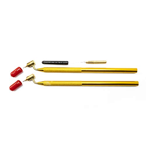 KingArt 921 Painting Pens, Set of 2 Fine Line, Gold