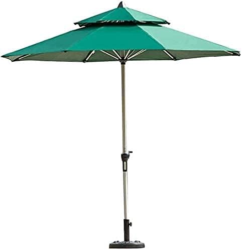 LSLYTQ Sun Parasol Umbrella Garden Outdoor Patio Umbrella Table Market Umbrella with Base, Portable Offset Patio Umbrella for Poolside, Deck, Garden, Backyard, Pool good