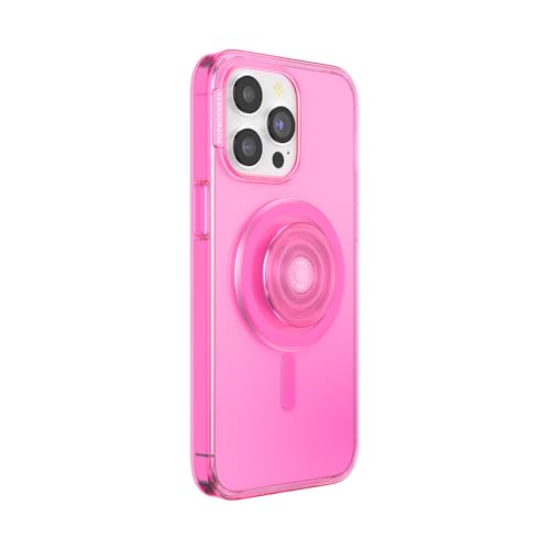 Funda iPhone 15 Pro Max compatible con carga inalámbrica y soporte PopSockets 3