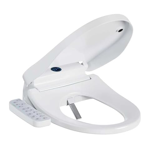 GAICOM Electric Bidet Toilet Seat Elongated, Heated Seat & Warm Air Dryer,Instant Warm Water, Self-Cleaning Nozzle, Night Light, Soft Close, Side Control Panel