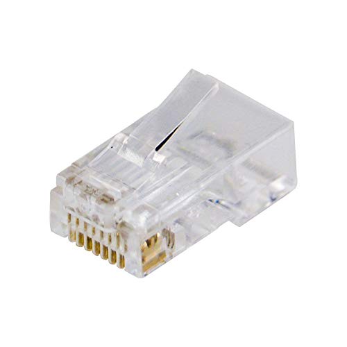 Rolo de 10 metros Cabo de Rede Sohoplus Cat5e Branco Crimpado