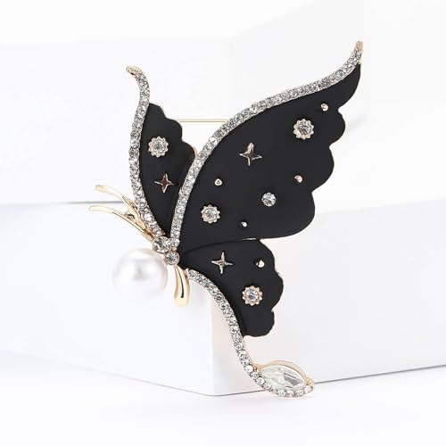 Image of Insect Animal Brooch Pin for Women Rhinestone Lapel Pins Vintage Brooches for Costume Accessories