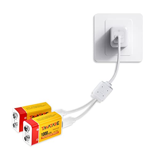 Tanatare Rechargeable 9V Batteries, 1000Mah Lithium Batteries, Usb Charging Cable, 2 Count #TOP4
