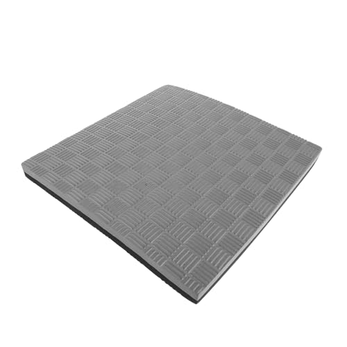 SHOWERORO Alfombrilla Insonorizante Antivibraciones para Licuadora de Eva 30x30x2,5 Cm Negra y Gris, Almohadilla Antideslizante para Reducción de Ruido en Cocina, Accesorio Estable