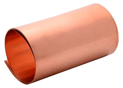 Dogggy Placa de Bronce 99.9% Cobre CU Hoja de Metal Hoja 100% A estrenar lámina de Cobre metálico (Size : 0.5mm) Cover
