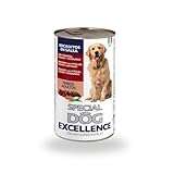 Special Dog Excellence Bocaditos en Salsa para Perro Adulto con Ternera, Hígado y Verduras, 1.23 kg, Pack de 6