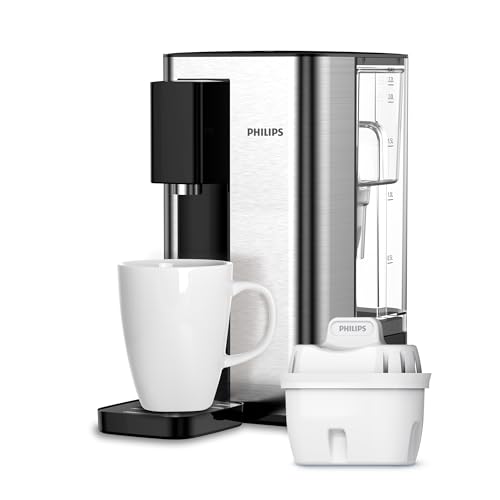 Philips Water Station Hot Water Dispenser Filtered Water Hot & Natural Temperature 2.2L Capacity 3 Temperature/Quantity Settings One-Touch Boiling Water