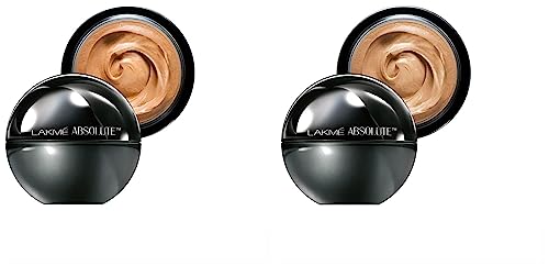 Image of LAKME Absolute Skin Natural Mousse, Rose Fair & Absolute Skin Natural Mousse, Golden Light (Pack of 2)