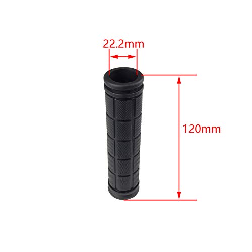 Kasteco 4 Pairs Bicycle Handle Bar Grips Mushroom Grips For Bmx/Mtb/Road Mountain Bikes, 4 Colors, Black, Blue, Pink, Purple #TOP1