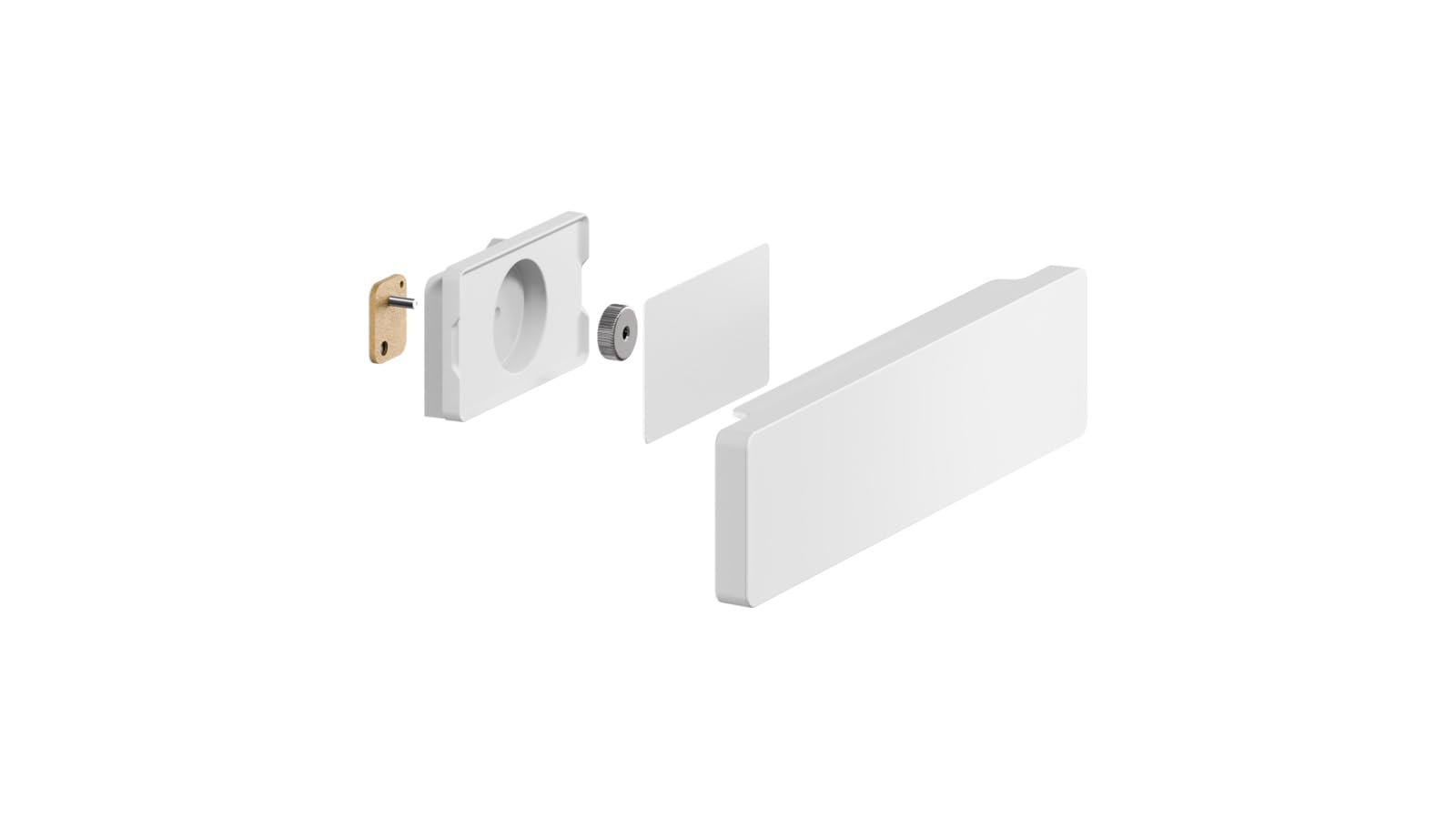 tesa Accesorios de Cocina, Barra Magnética para Cuchillos - Soporte Magnético y Autoadhesivo para un Almacenamiento Eficiente - con Adaptador, Montaje en Pared sin Taladrar - Blanco