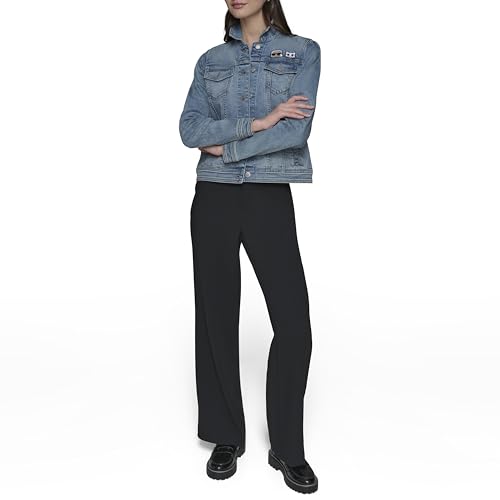 Denim Jacket in Blue by KARL LAGERFELD PARIS2