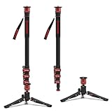 Marque : Ifootage IFOOTAGE Cobra 3 Monopode A180F, en aluminium, verrouillage rabat réglable, bascule automatique vis 6,35 mm-9,5 mm, 8 kg charge utile, hauteur max