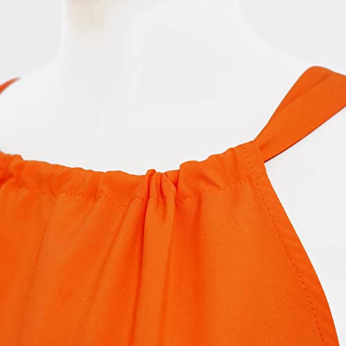 Robe décontractée grande taille dos nu au style trapèze fluide - 7