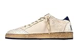 Golden Goose Vintage Ball Star 10327 Herren-Sneakers, Weiß-Blau, weiß blau, 45 EU