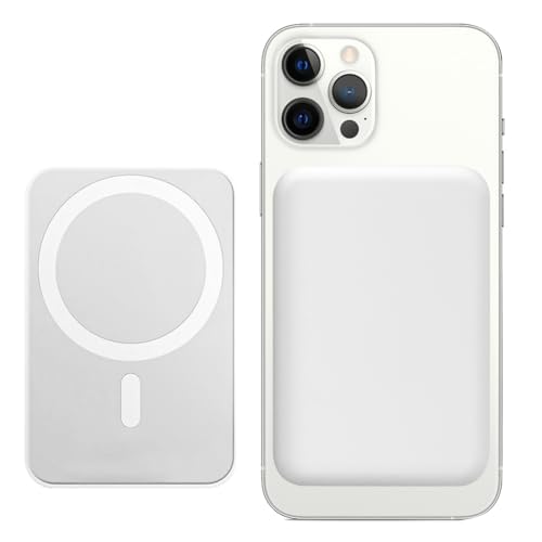flintronic Power Bank, 5000 mAh Magnético Inalámbrico Cargador, Cargador Portátil Inalámbrico, Carga Rápida,Compatible con iPhone 17/16/15/14/13/12/Mini/Pro/Pro MAX