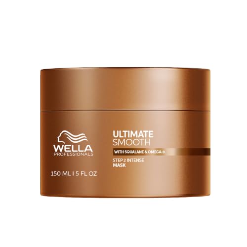 Wella Professionals ULTIMATE SMOOTH Hair Mask - Nourishing Hair Treatment With Squalane & Omega 9 - For Dry Dull & Frizzy Hair (150ml)