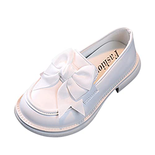 Toddler Girl Sneakers Size 6 Toddler Little Kid Girls British Style School Bowknot Shoes Size 1 Girls Sneakers3