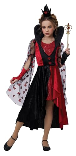 Disfraz Queen Of The Dark Hearts niña talla M