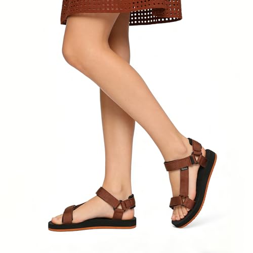 Image of Sport Walking Water Sandals for Women with Arch Support & Adjustable Straps Platform Sandals Women Height Increase