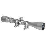 Barska 3-9x40mm Huntmaster 30/30 Silver Hunting Rifle Scope w/Rings