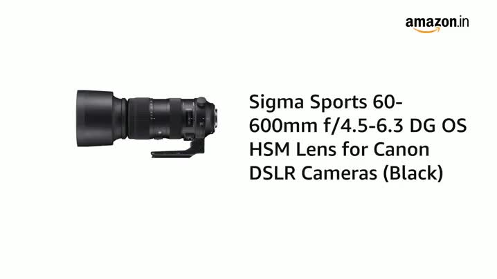 【新同品！】SIGMA 60-600mm DG OS HSM Sports Sigma 60-600mm f/4.5-6.3 DG OS HSM Lens Sports for Nikon DSLR