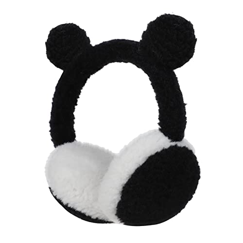 HAOZAIKEJI Cute Animal Earmuffs Bear Ears Ear Warmers Thermal Ear Muffs Warm Ear Covers Winter Cold Accessories