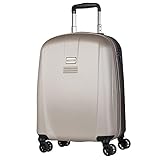 maletas de cabina con cierre tsa Medidas: Total: 55x39x20 cm Cuerpo: 48x38x20 cm. Peso: 2,80 kg. Material: ABS texturizado antirayaduras.
