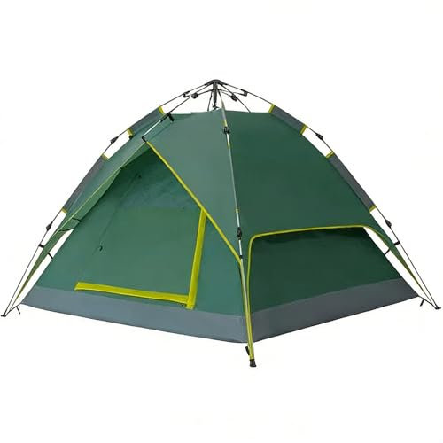 Carpa para camping automática 3-4 personas verde miniatura 1