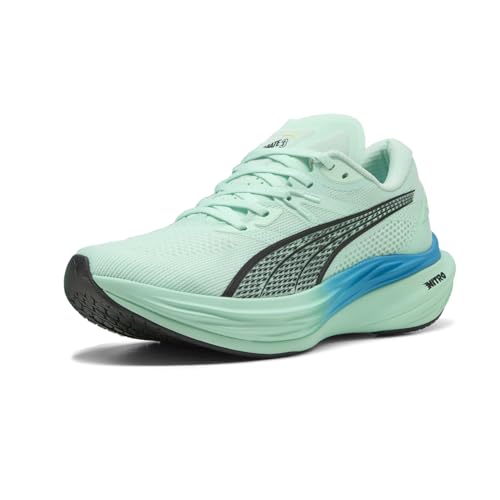 PUMA Mens Deviate Nitro 3 Running Sneakers Shoes - Green2
