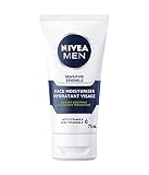 Nivea for Men Sensitive, Extra Soothing Lotion for Sensitive Skin, SPF 4, 2.5-Ounce Tubes (Pack of 4