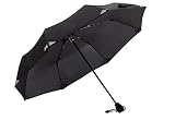  Euroschirm Light Trek - Paraguas reflector para sol, senderismo, lluvia y trekking, color negro