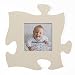 P. Graham Dunn Cream Puzzle Piece Picture Frame - Holds 5.5" x 5.5" Photo - Made in USA