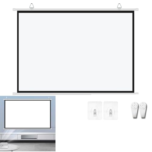 Pantalla de proyección manual 72 pulgadas 4:3 blanca