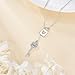 YAFEINI Lock and Key Necklace 925 Sterling Silver Adjustable Lariat Y Lock Pendant Necklace Padlock Key Jewelry Gifts for Women