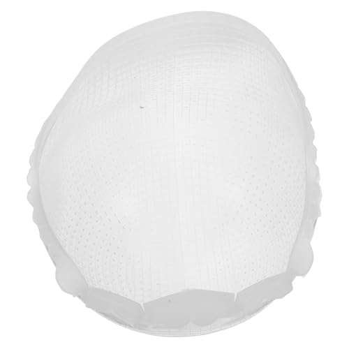 Abaodam Gorro para Mechas de Silicona con Agujeros Cruzados, Reutilizable, Elástico y Cómodo, Color Translúcido, Adecuado para Salones y Uso Doméstico, Tapa para Teñir Cabello Profesional