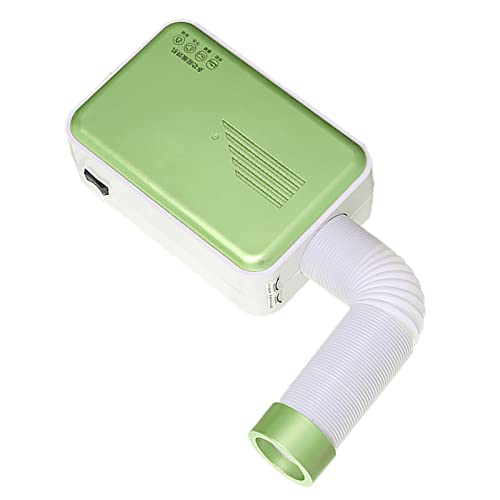 Multifunctional Clothes Dryer, Portable Electric Clothes Dryer Small Static Drying ABS Rapid Warming Circulating Hot Air for Pet (Carmine EU Round Plug)