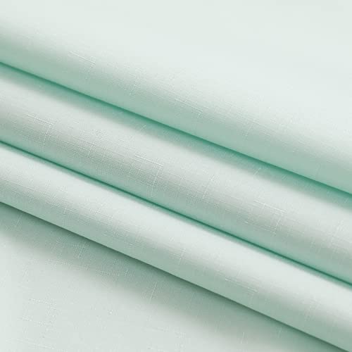 Jucfhy Round Table Cloth,Linen Rustic Tablecloth Heavy Duty Fabric,Stain-Proof,Water Resistant Washable Table Cloths,Decorative Round Table Cover For Kitchen,Holiday(60 Inch Round,Light Blue) #TOP6