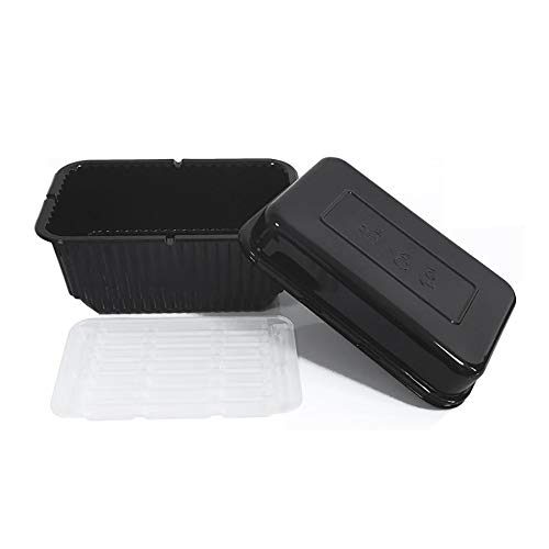 Omenluck 1 bandeja de semilla profesional de plástico para semillas, bandeja de plántulas de jardín para microverdes, bloques de tierra de trigo