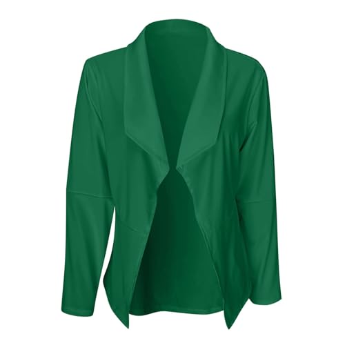 Women's Business Casual Tops Lapel Collar Dressy Work Blazer Jacket Suit 3/4 Sleeve Blazer Tops2