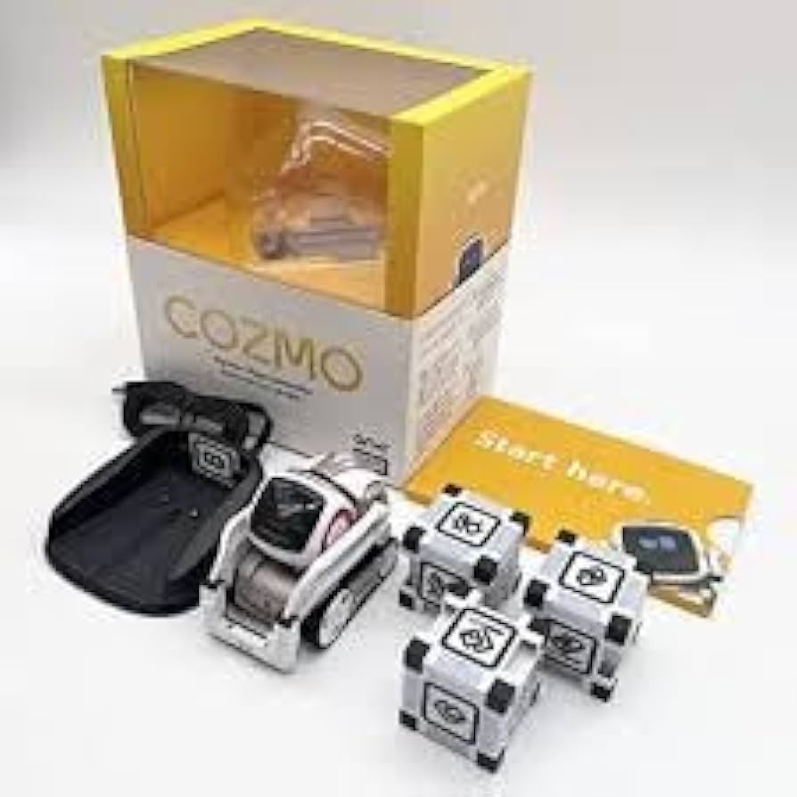 Anki Cozmo ロボット 充電ドック付き Cozmo Toy Robot for Kids-Mega Bundle w/Robot,Charger,Coding