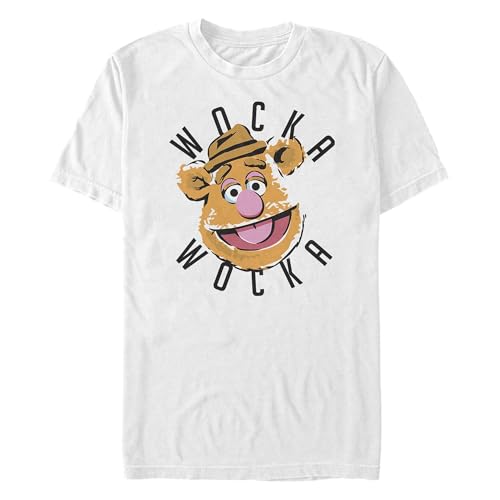 T-Shirt Disney Wocka Blanc en taille XL Tall qui ne remonte pas pour homme grand