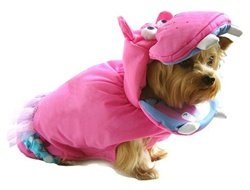 Halloween Pink Hippo Dog Costume - Size 5