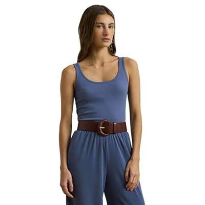 Lauren Ralph Lauren Stretch Cotton Tank Top Women