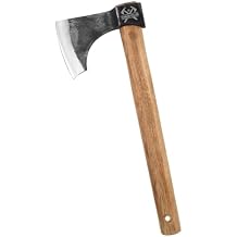 Professional Throwing Axe, 16.5" Throwing Tomahawk with 1065 High Carbon Steel & Hickory Wooden Handle, Perfect for Axe Throwiing Game, Competition and Recreation, Gift for Men