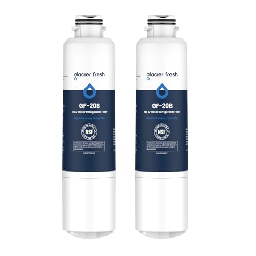 GLACIER FRESH Replacement for Samsung Water Filter Da29-00020b 2 Pack