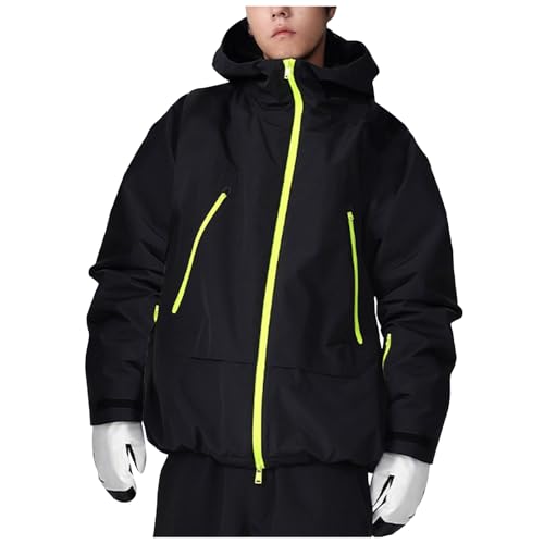 [Babsully] �����Y ���f�B�[�X �X�m�[�{�[�h�E�F�A �X�L�[�E�F�A �W���P�b�g �P�i ���� �h�� �h�� �j�����p �t�[�h�t �W���P�b�g �A�E�g�h�A �o�R �y�� ���� �ۉ� ���������� (2XL/�u���b�N)