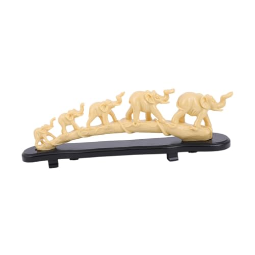 Figurine d'éléphant de salon en résine pour une décoration de table zen