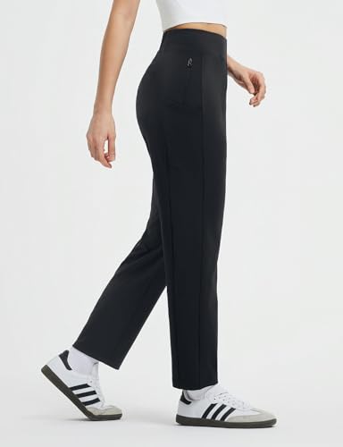 baleaf Womens Travel Pants with 6 Pockets Work Lightweight Stretch Ankle Petite Dressy Casual Golf Busniess Slacks2