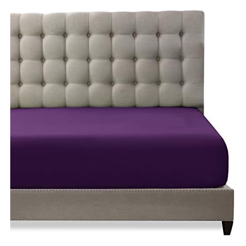 Toodou Hotel Luxury Deep Fitted Sheet - Purple Cover