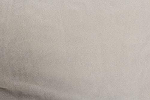 Tela de terciopelo blanco antiguo de 72 pulgadas por yarda